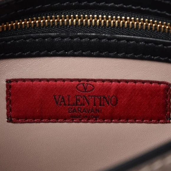 Valentino Black Studded Clutch - Picture 3 of 5